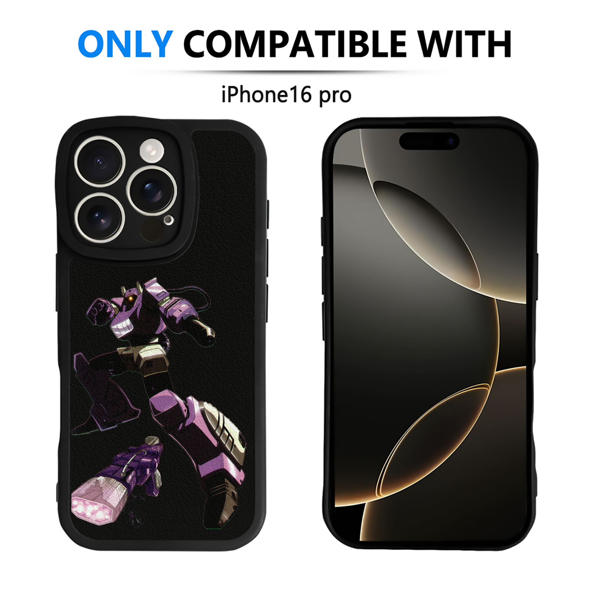 （画像用）  【iPhone 16シリーズ対応】シリコンスマホケース（レザー調） 材質：シリコン
